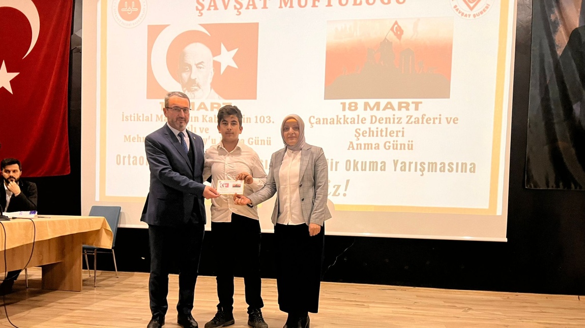 12 Mart İstiklal Marşının Kabulü ve 18 Mart Çanakkale Zaferi Şiir Okuma Yarışması